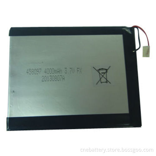 High Capacity Lithium Polymer Battery Pack for tablet, PSP with 3.7V Voltage and 4,000mAh Capacity